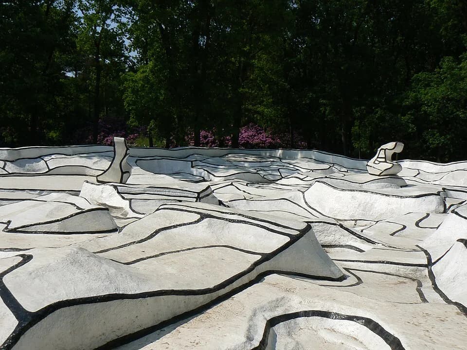Jean Dubuffet - sculpture Jardin d'Email by Jean Dubuffet in KMM Sculpturepark/The Netherlands