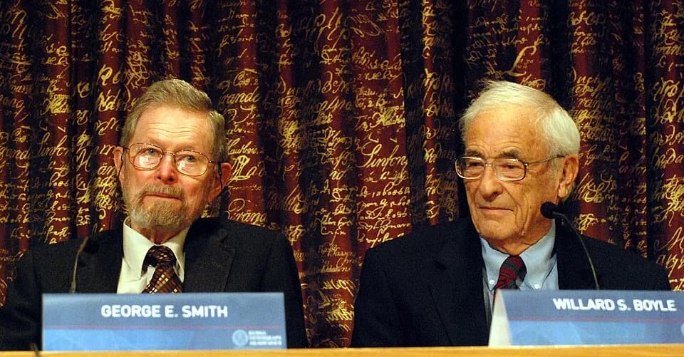 Willard Boyle - Nobel Prize 2009, press conference with the laureates of the Nobel prize in physics, George E. Smith and Willard Boyle, at the KVA.