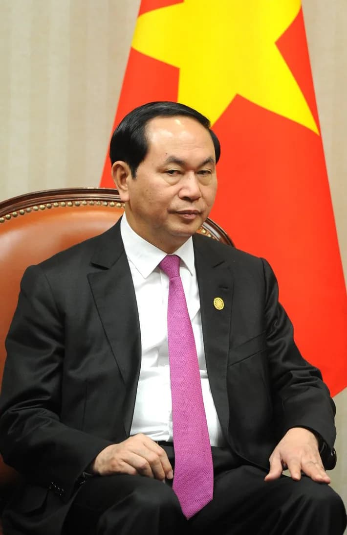 Trần Đại Quang - Президент Социалистической Республики Вьетнам Чан Дай Куанг во время встречи с Президентом России Владимиром Путиным