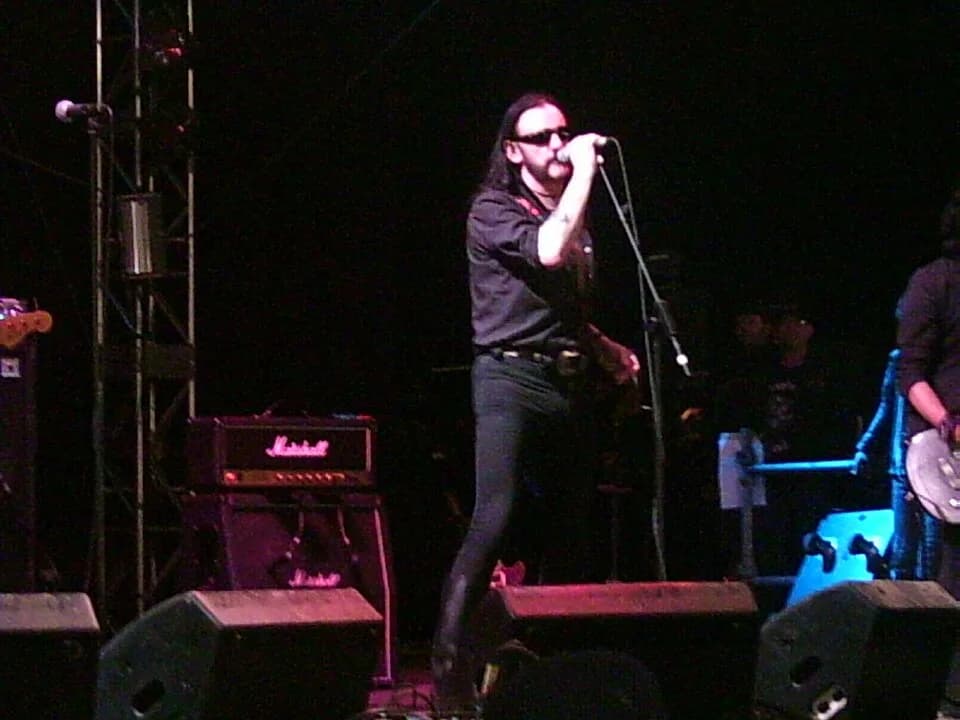 Lemmy Lemmy - Lemmy Kilmister (of Motorhead) on stage with the DKT/MC5