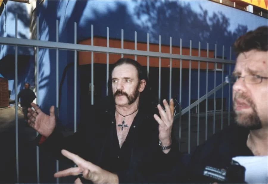 Lemmy Lemmy - Lemmy Kilmister in Warsaw before the concert.