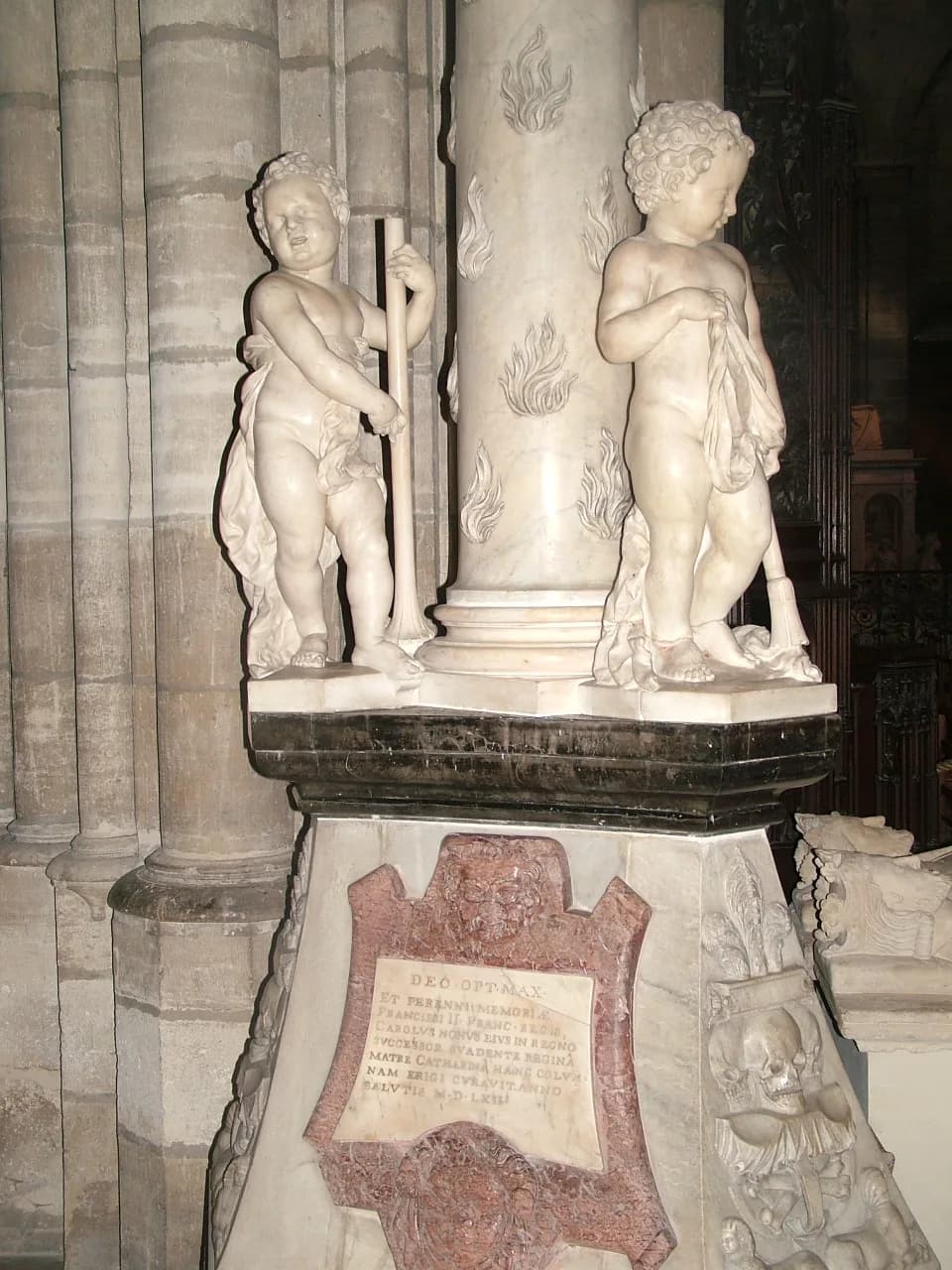 Francis II of France - Herzurne König Franz' II. von Frankreich in Saint-Denis