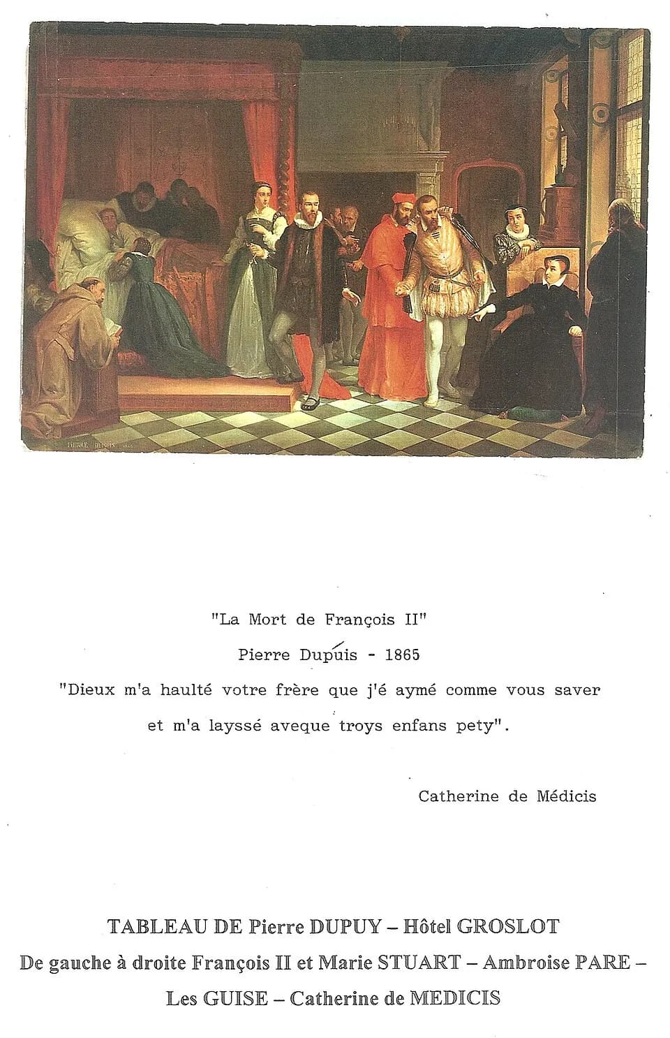 Francis II of France - La Mort de François II