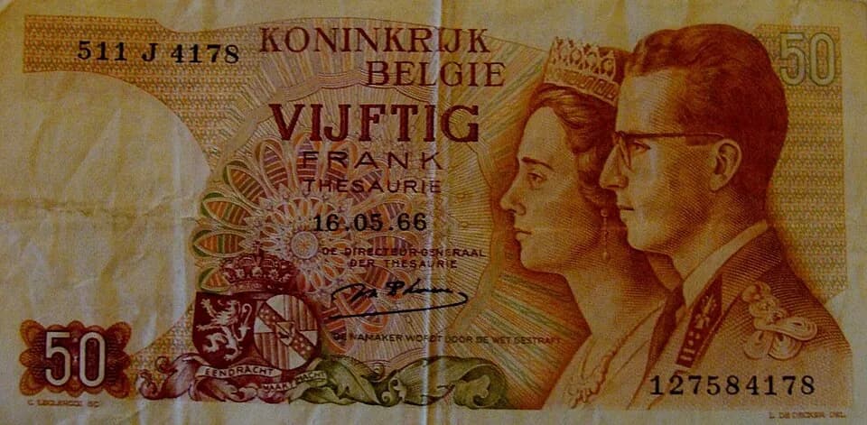 Baudouin I of Belgium - 50 Belgian franc note