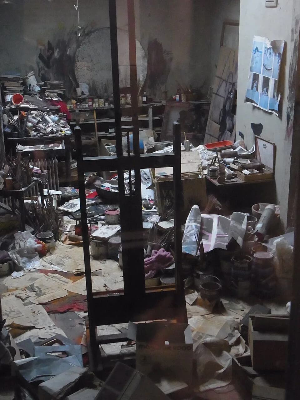 Francis Bacon - Francis Bacon's studio at the City Gallery The Hugh Lane, Dublin, Ireland.