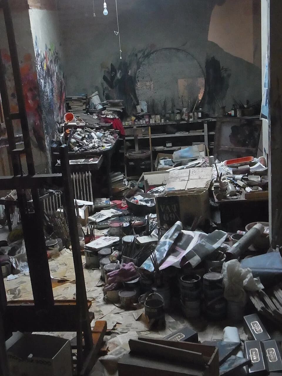 Francis Bacon - Francis Bacon's studio at the City Gallery The Hugh Lane, Dublin, Ireland.