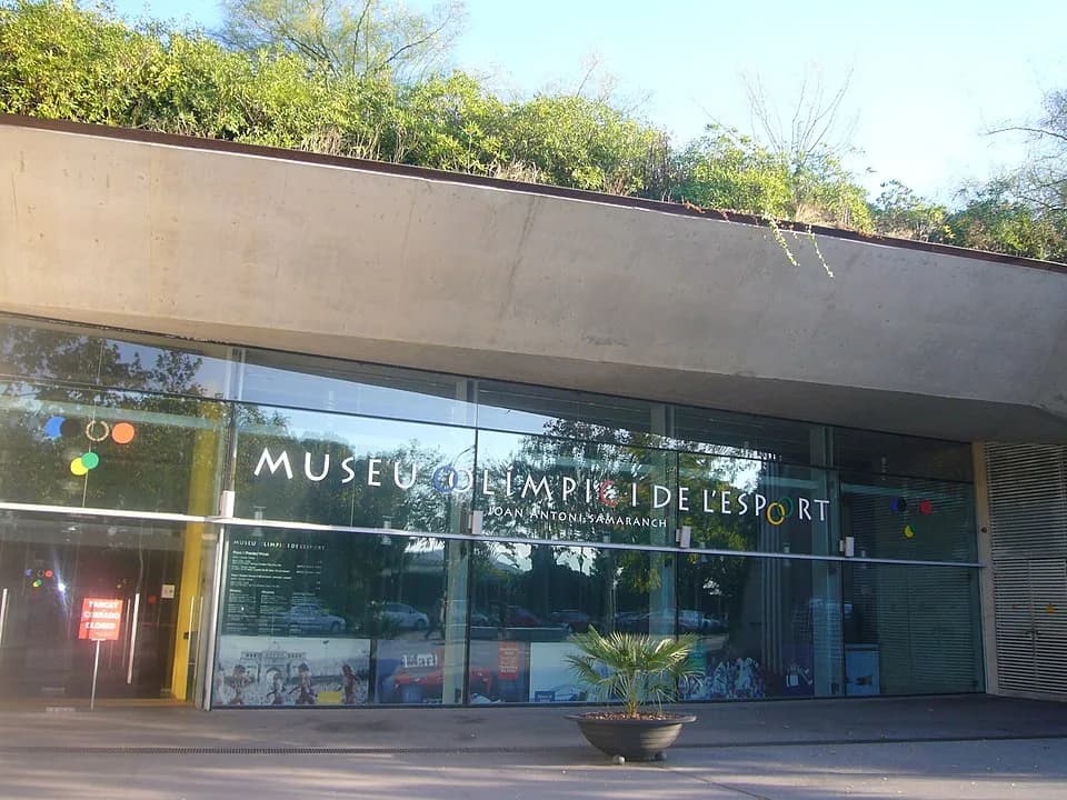 Juan Antonio Samaranch - Entrance to Museu Olímpic Joan Antoni Samaranch, Montjuïc, Barcelona