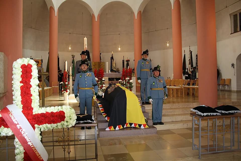 Otto von Habsburg - Otto von Habsburg lying in repose, Pöcking, Bavaria