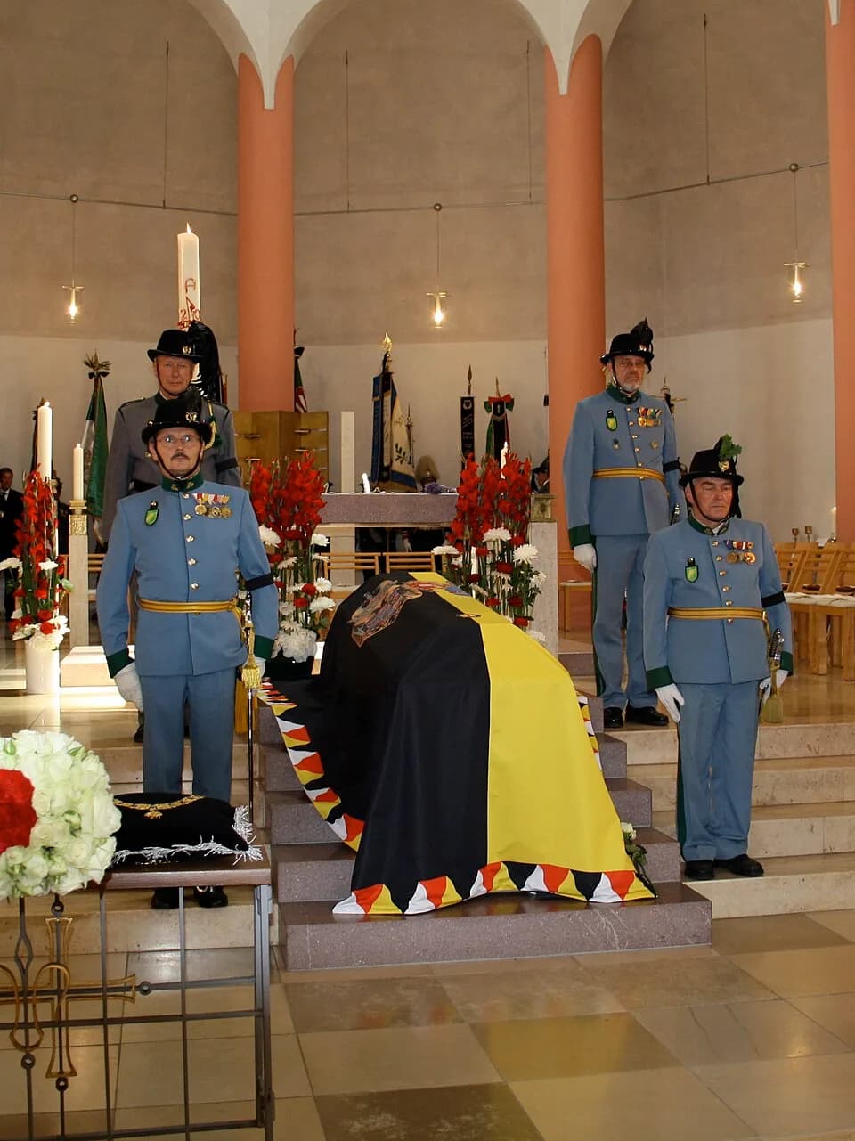 Otto von Habsburg - Otto von Habsburg lying in repose, Pöcking, Bavaria