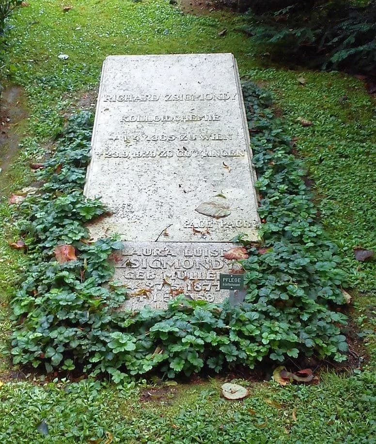 Richard Adolf Zsigmondy - Göttingen, Stadtfriedhof, Grab von Richard Zsigmondy