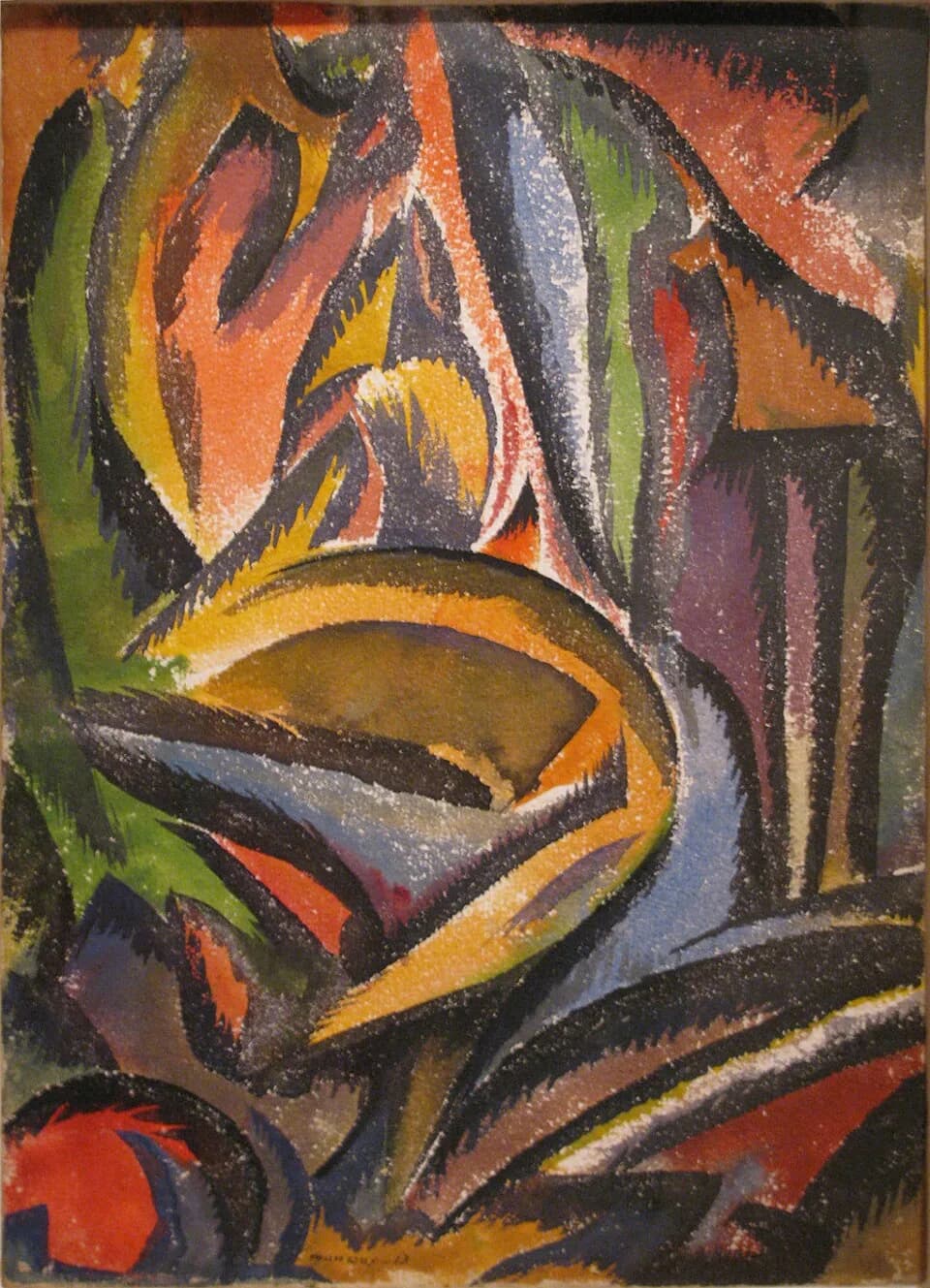 Man Ray - Man Ray - (watercolor) Landscape (Paysage Fauve) - Smithsonian American Art Museum.jpg