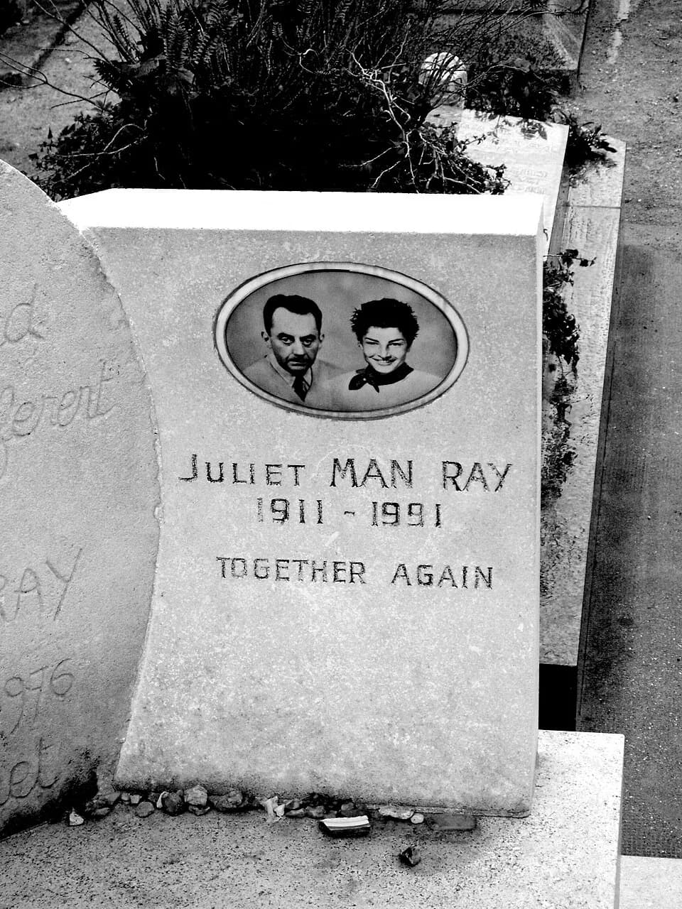 Man Ray - Last resting place of Man Ray, photographer, surrealist, and -- according to ARTnews magazine -- "one of the 25 most influential artists of the 20th century".