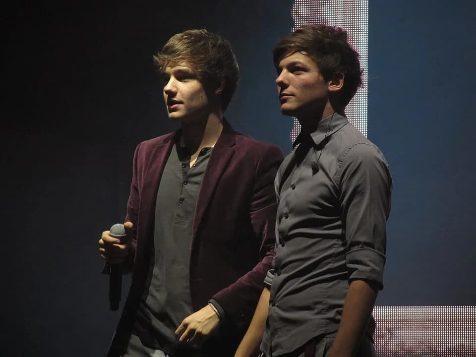 Liam Payne - Liam Payne and Louis Tomlinson, One Direction, Clyde Auditorium, Glasgow, Saturday 14 January 2012