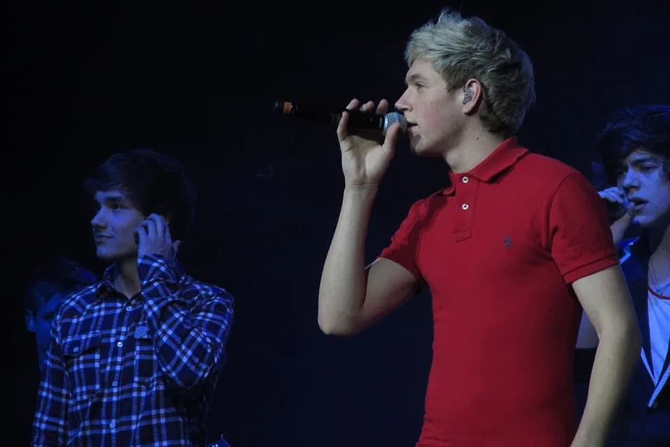 Liam Payne - Liam Payne, Niall Horan and Harry Styles, One Direction, Clyde Auditorium, Glasgow, Saturday 14 January 2012