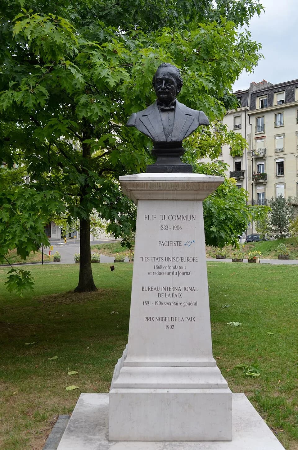 Élie Ducommun - Image de Genève, Festicabales 2015.
