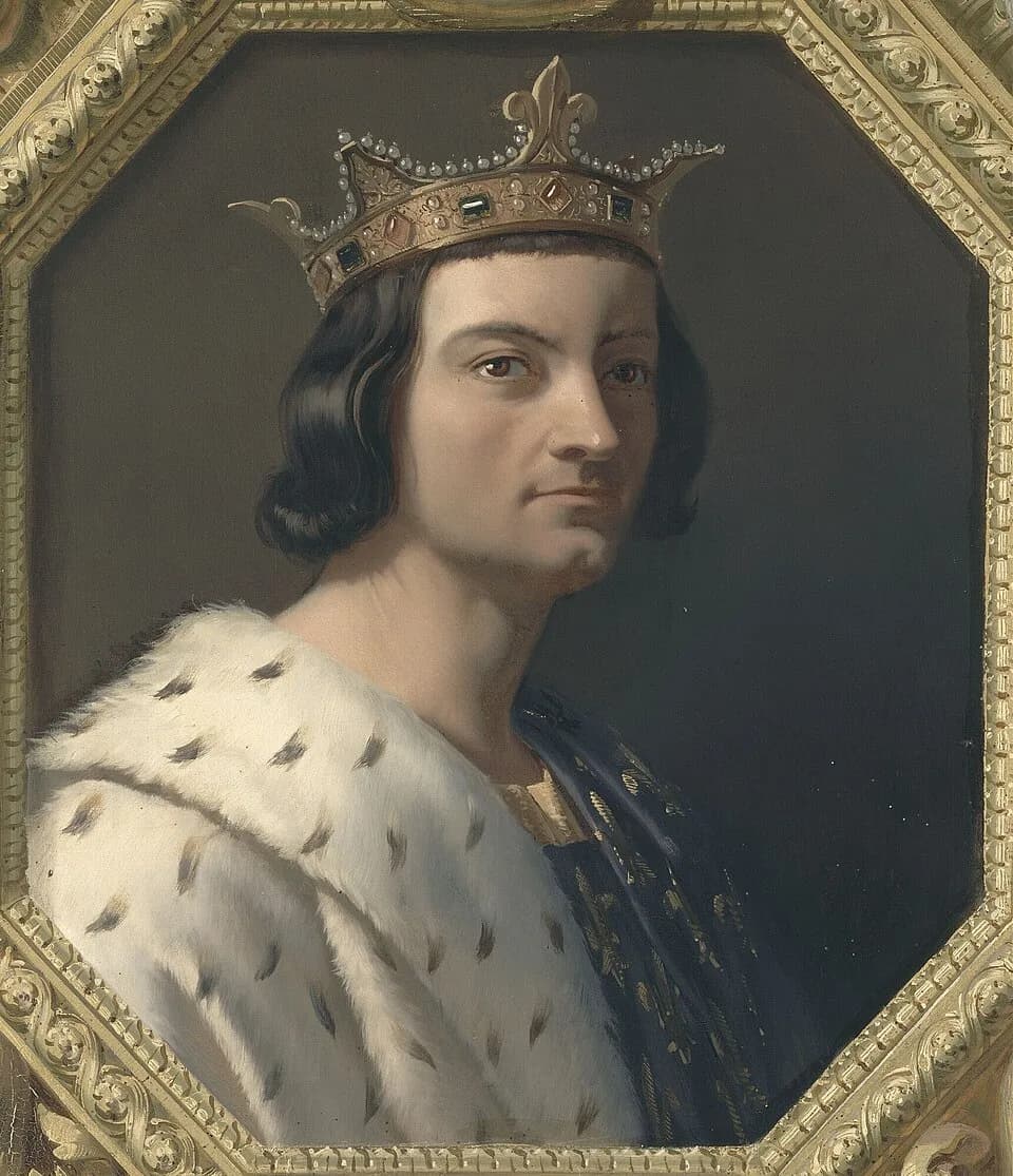 Philip III of France - This painting belongs to the Portraits of Kings of France, a series of portraits commissioned between 1837 and 1838 by Louis Philippe I and painted by various artists for the Mu