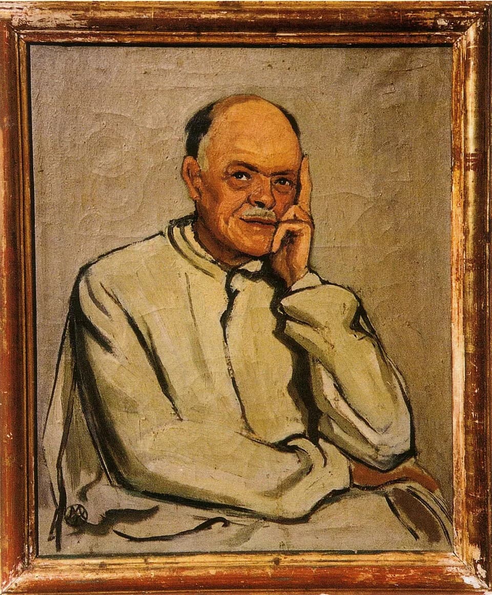 Charles Nicolle - Portrait of Charles Nicolle, Director of the Pasteur Institute of Tunis, Nobel Prize for Medicine. This portrait is kept at the Pasteur Institute of Tunis.