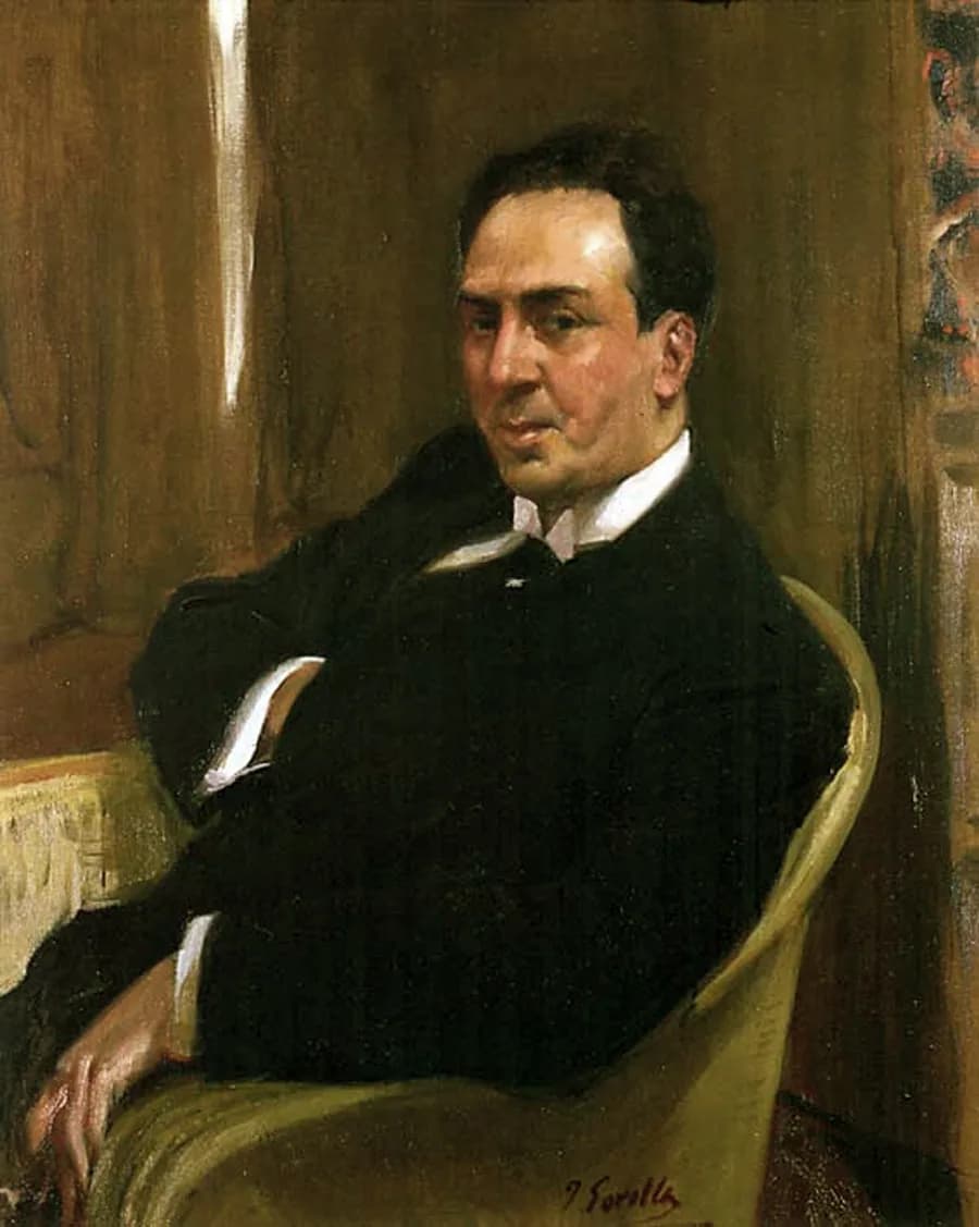 Antonio Machado - Retrato de Antonio Machado  (1875 - 1939).
