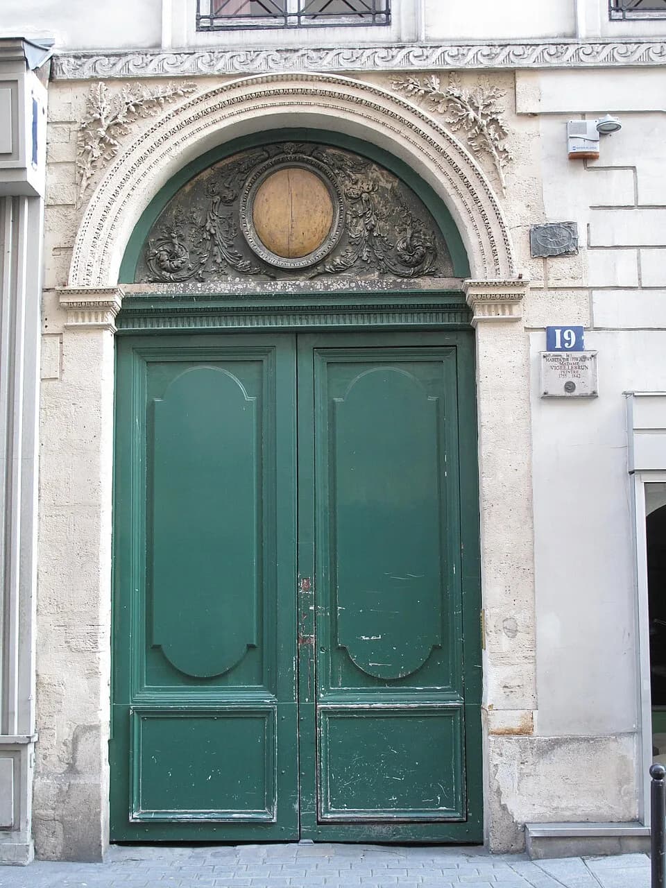 Élisabeth Louise Vigée Le Brun - Building where lived the french painter Elisabeth Vigée-Lebrun : 19 rue de Cléry, Paris 2nd arr.