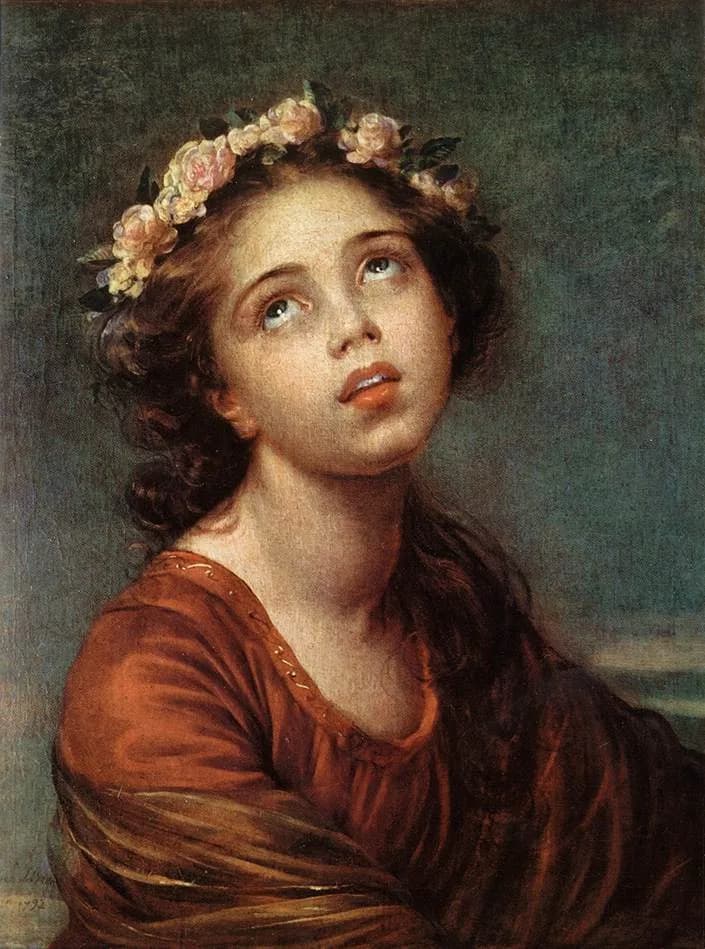 Élisabeth Louise Vigée Le Brun - Elisabeth Vigée-Lebrun - The Daughter's Portrait - WGA25073.jpg