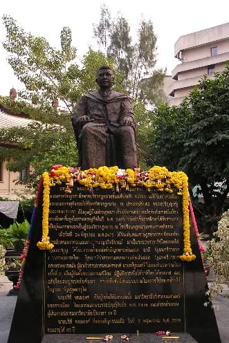 Pridi Banomyong - Monument of Pridi Phanomyong at Thammasat University, Bangkok, Thailand