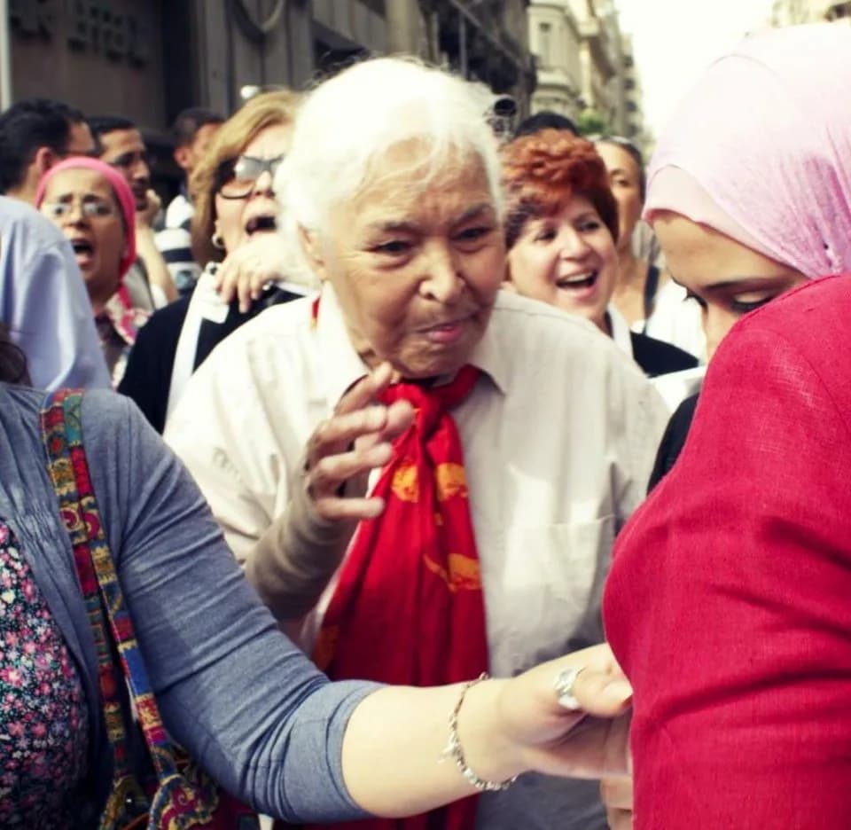 Nawal El Saadawi - Nawal el Saadawi, Tahrir, April 2012