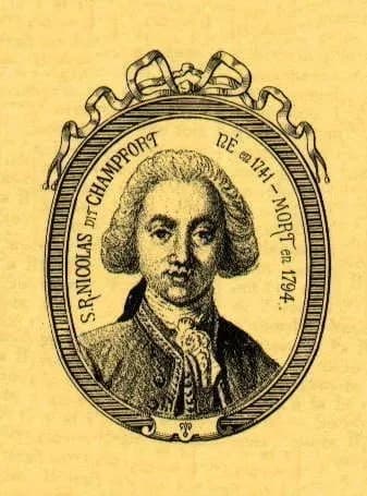 Nicolas Chamfort - Portrait of the poet Nicolas Champfort