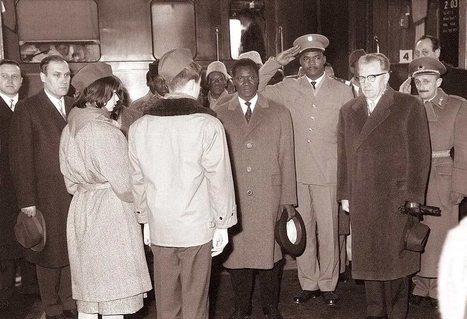 Ahmed Sékou Touré - Ahmed Sékou Touré na obisku v Ljubljani.