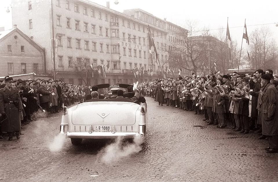 Ahmed Sékou Touré - Ahmed Sékou Touré na obisku v Ljubljani.