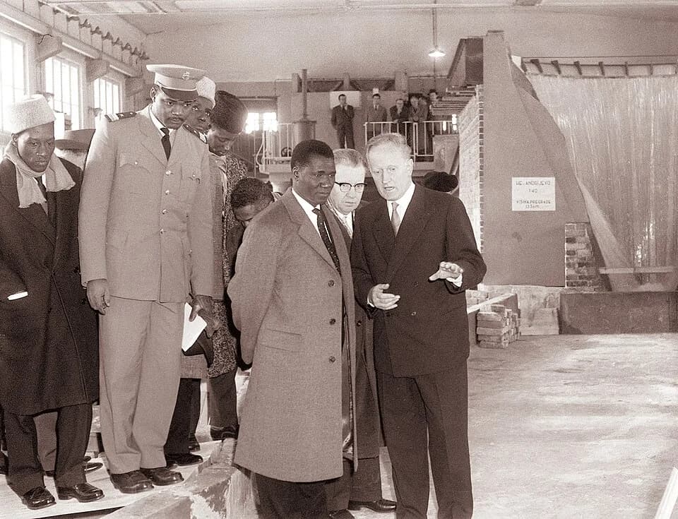 Ahmed Sékou Touré - Ahmed Sékou Touré na obisku v Ljubljani.