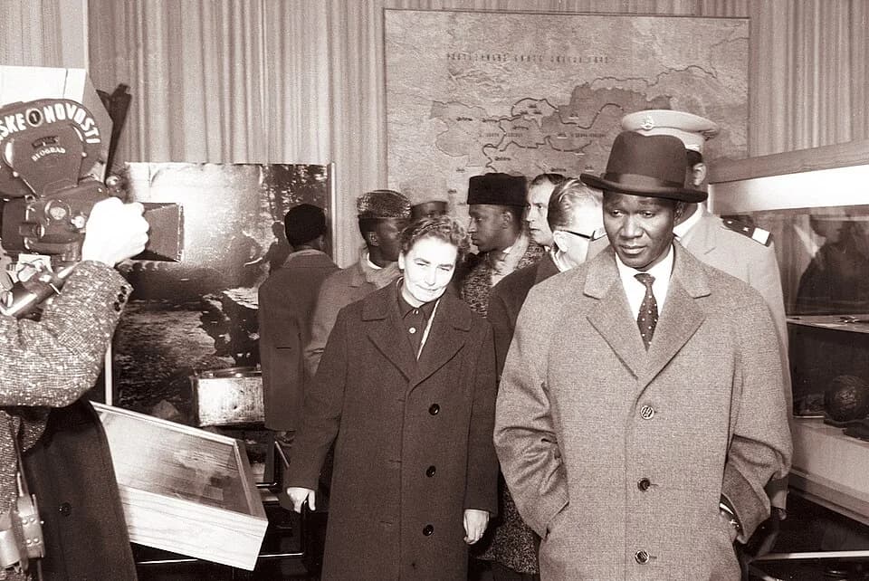 Ahmed Sékou Touré - Ahmed Sékou Touré na obisku v Ljubljani.
