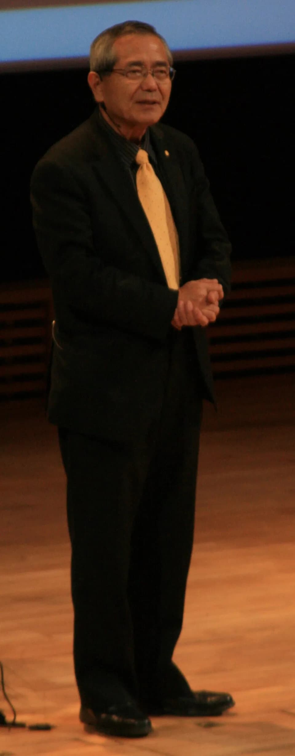 Ei-ichi Negishi - Ei-ichi Negishi, awarded the Nobel Prize in Chemistry for 2010, at his Nobel lecture in Stockholm University
