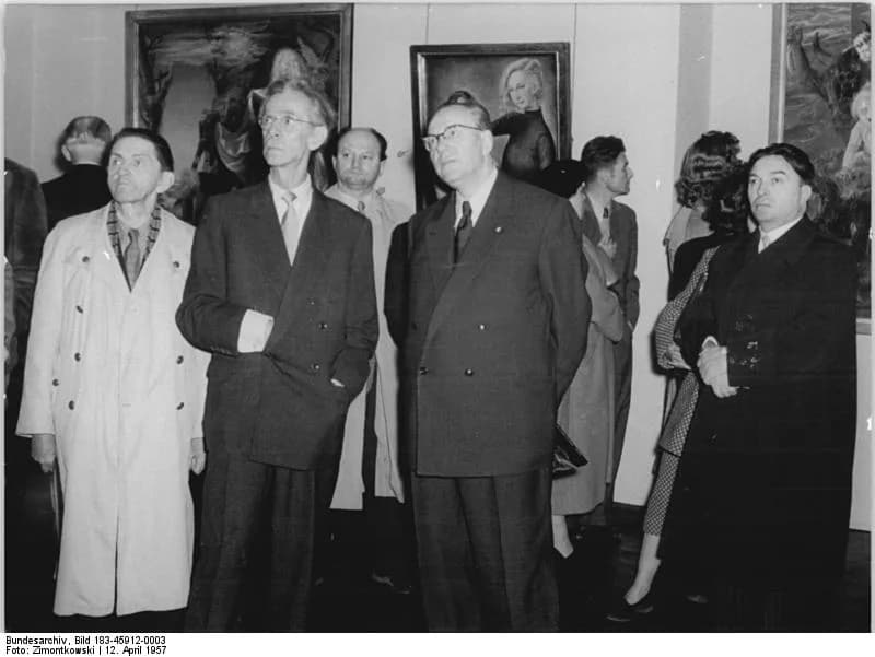 Otto Dix - For documentary purposes the German Federal Archive often retained the original image captions, which may be erroneous, biased, obsolete or politically extreme. Berlin, Otto Dix-Ausstellung