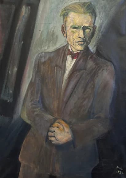Otto Dix - Otto Dix, 1924; Franziskanermuseum Villingen