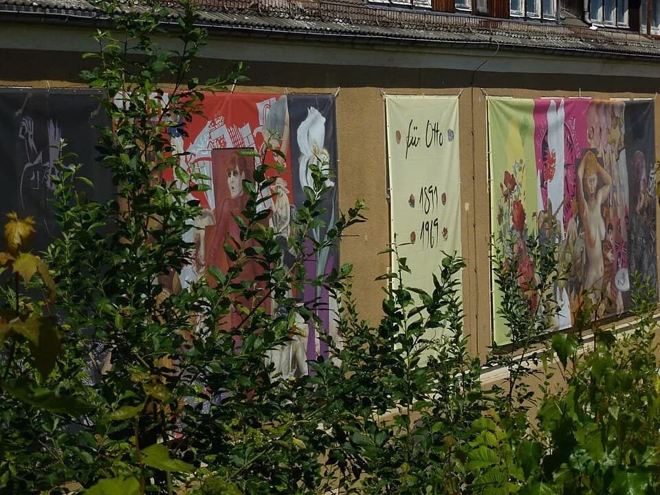 Otto Dix - Installation "für Otto" beim Schloss Osterstein