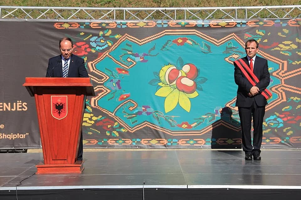 Bujar Nishani - Bujar Nishani - Festa e Gështenjave - Bajram Curr
