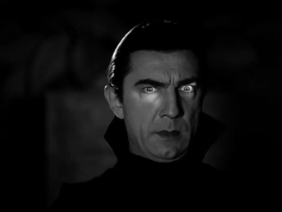 Bela Lugosi - A screenshot from the trailer for Dracula