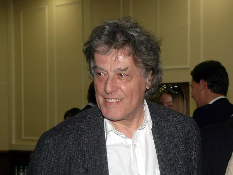 Tom Stoppard - Tom Stoppard on a reception in honour of the premiere of "The Coast of Utopia" in Russia