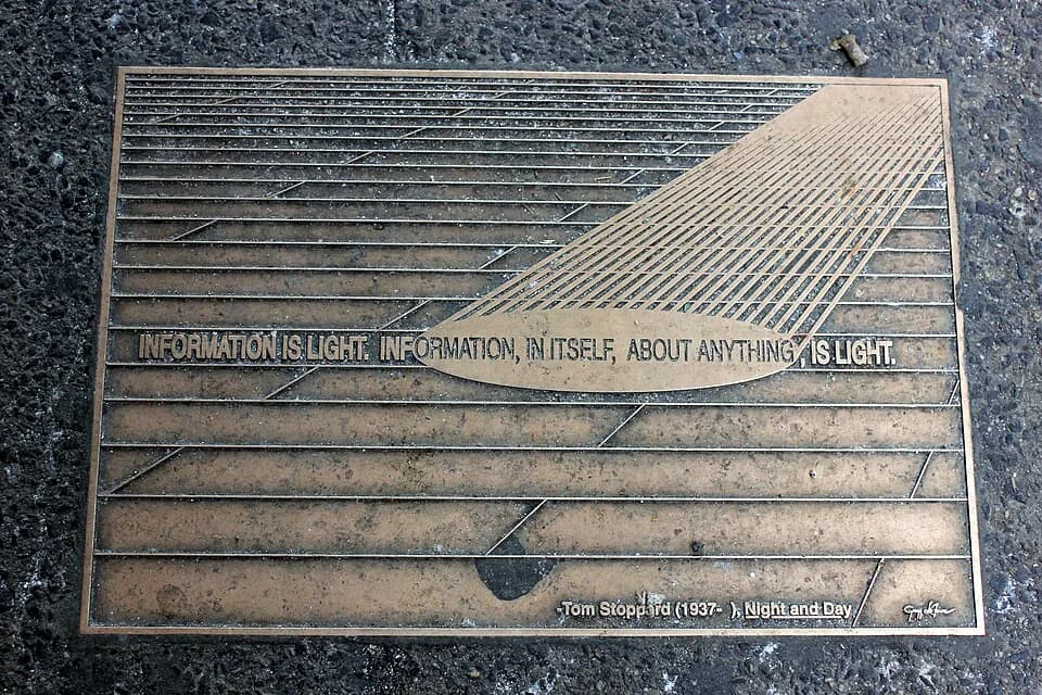 Tom Stoppard - Library Walk in New York City