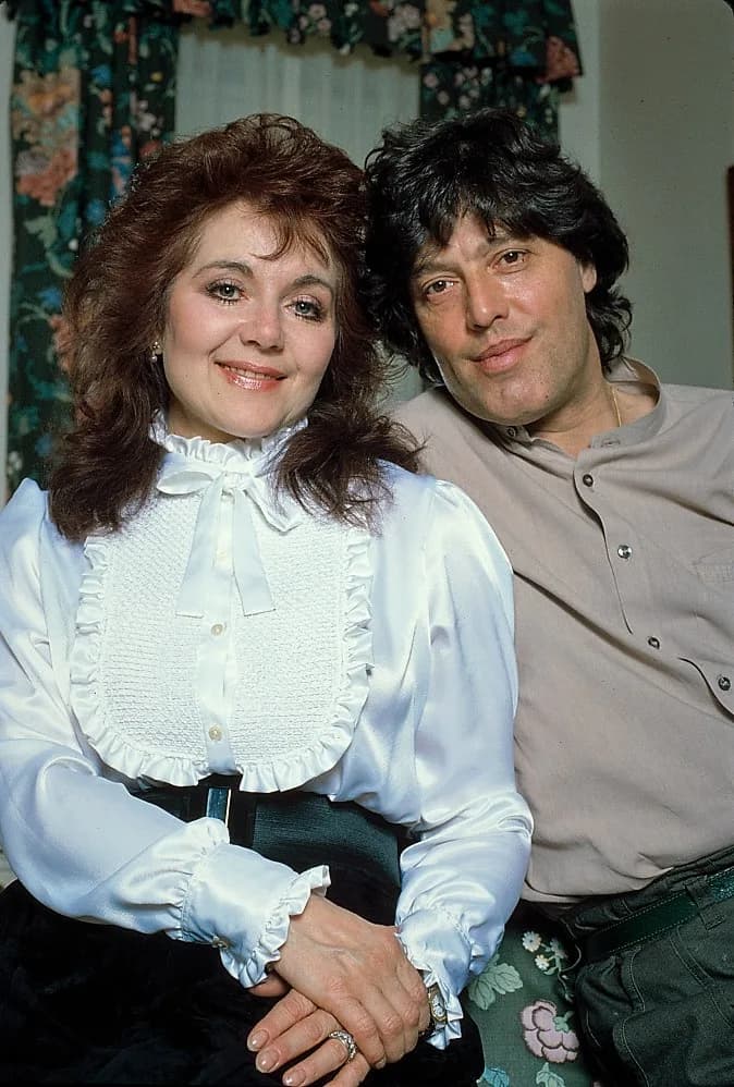 Tom Stoppard - Tom Stoppard, playwright, with wife Miriam Stoppard, NYC. Part of: Bernard Gotfryd photograph collection (Library of Congress).