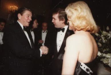 Ivana Trump - Reagan Photo Contact Sheet. Featured: President Reagan, Nancy Reagan, Donald Trump, Ivana Trump, Sigourney Weaver, King Fahd bin 'Abd al-'Aziz Al Sa'ud, (Not in all Photos). Blue Room, W