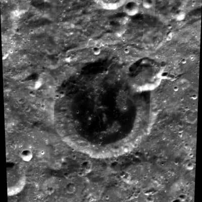 Paul Karrer - Karrer lunar crater - Clementine image
