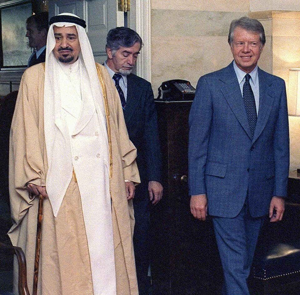 Khalid of Saudi Arabia - Jimmy Carter with King Khalid of Saudi Arabia