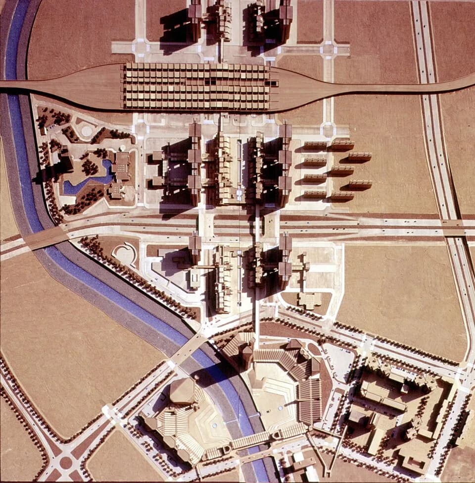 Kenzō Tange - Skopje City Master Plan 0033 01 by Kenzo Tange