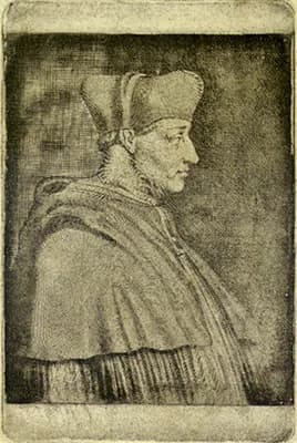 Nicéphore Niépce - Georges d'Amboise, incisione, 19.5 x 13 cm