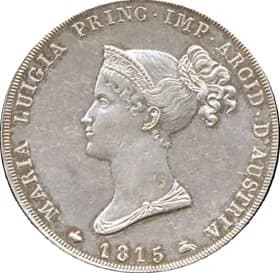 Marie Louise, Duchess of Parma - Moneta del Ducato di Parma Piacenza e Guastalla