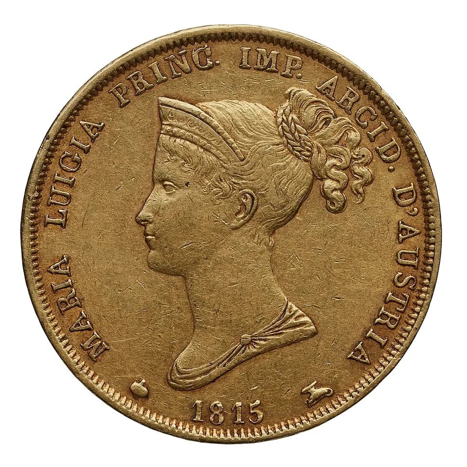 Marie Louise, Duchess of Parma - Sujet : Parme et Plaisance (Italie ; Duché)
Appartient à l’ensemble documentaire : MonnIta

Langue : latin