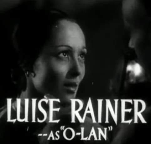Luise Rainer - Cropped screenshot of Luise Rainer from the trailer for the film The Good Earth