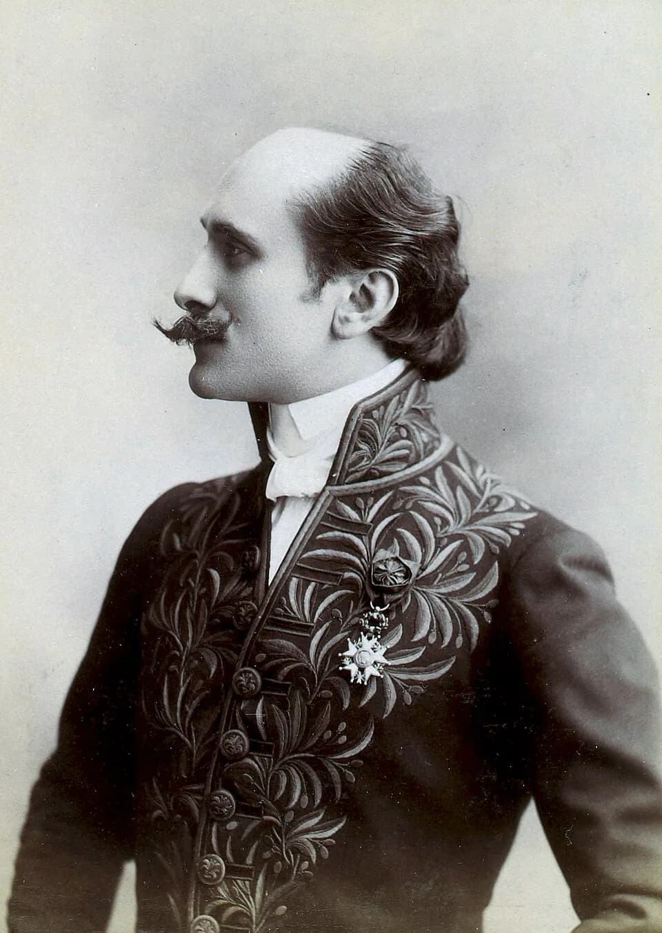 Edmond Rostand - French playwright Edmond Rostand in the official uniform of the Académie française