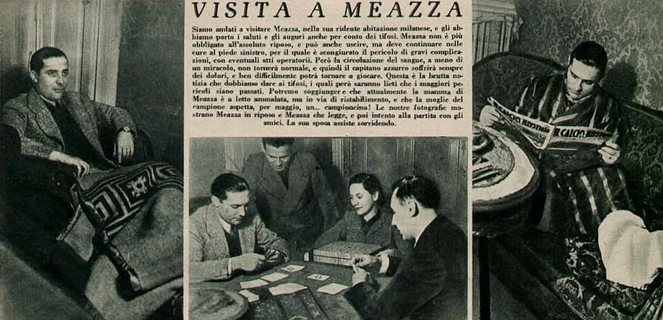 Giuseppe Meazza - Visita a Meazza